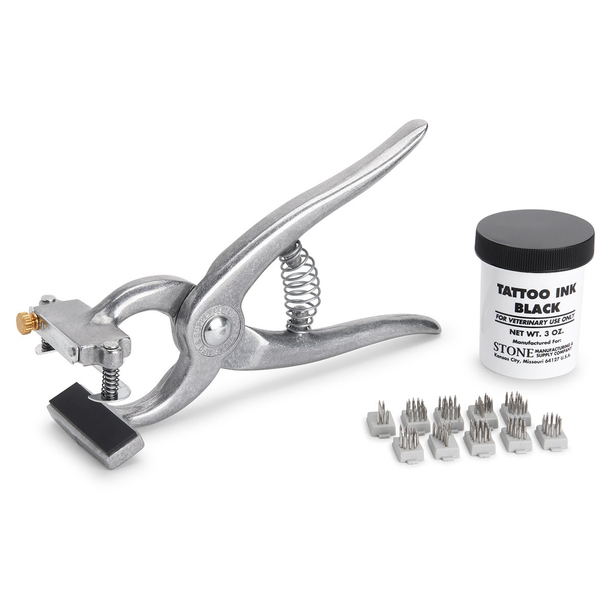 C05680-NTattoo Outfit with Automatic Ear Release, 3/8 in. Digits