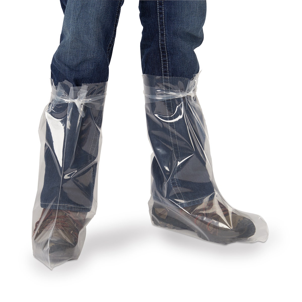 C12169-4 mil Plastic Tie Boots - Regular Size