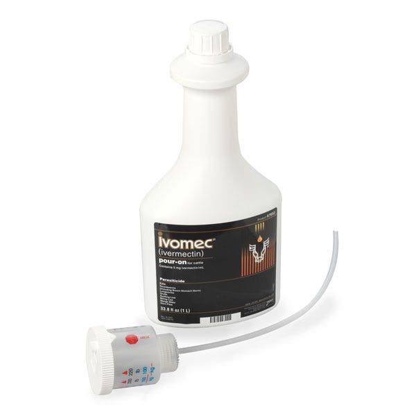 C18552-Ivomec® 0.5% Pour-On for Cattle - 1-Liter Pack