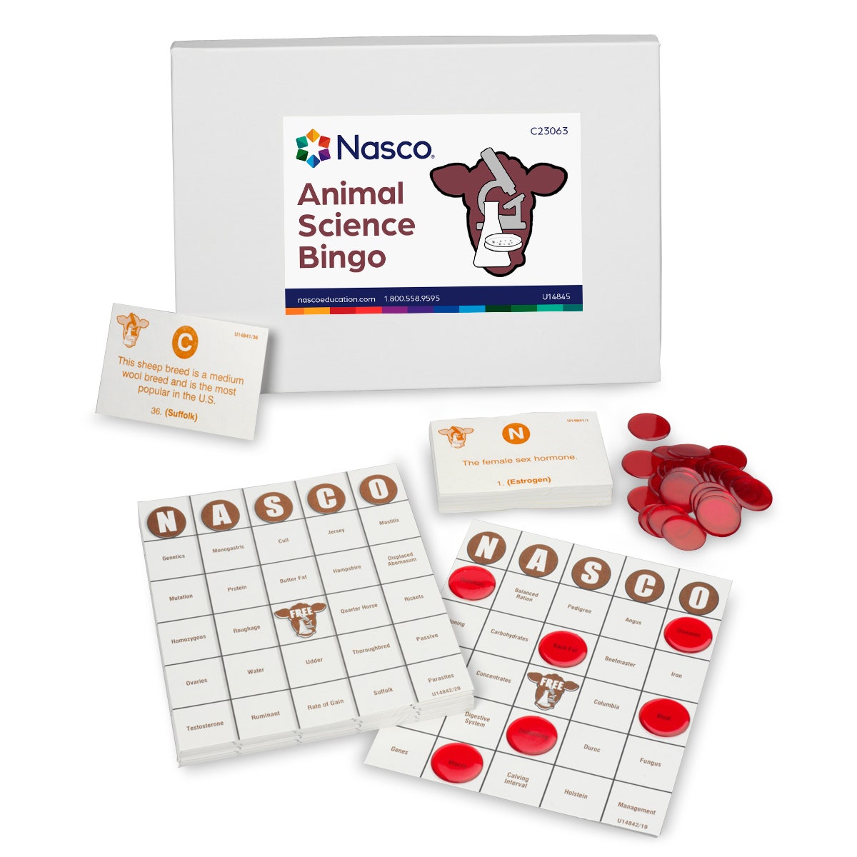 C23063-Nasco Animal Science Bingo