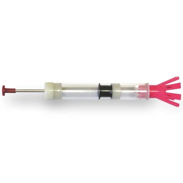 X0000C30087-AERO Disposable Cap-Chur Syringes - 1 in. Grit Blast (Slight Texture) Collared Needle