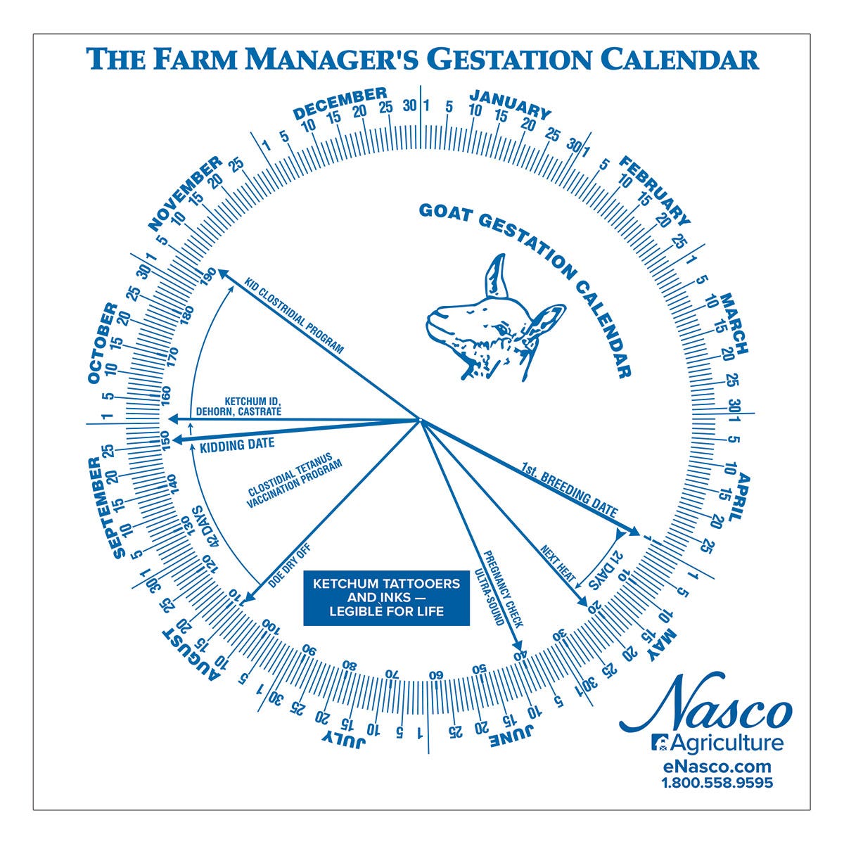 C30847-Goat Gestation Calendar