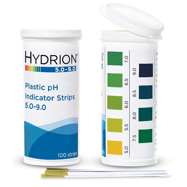 X0000C31561-Hydrion Spectral Plastic pH Strips