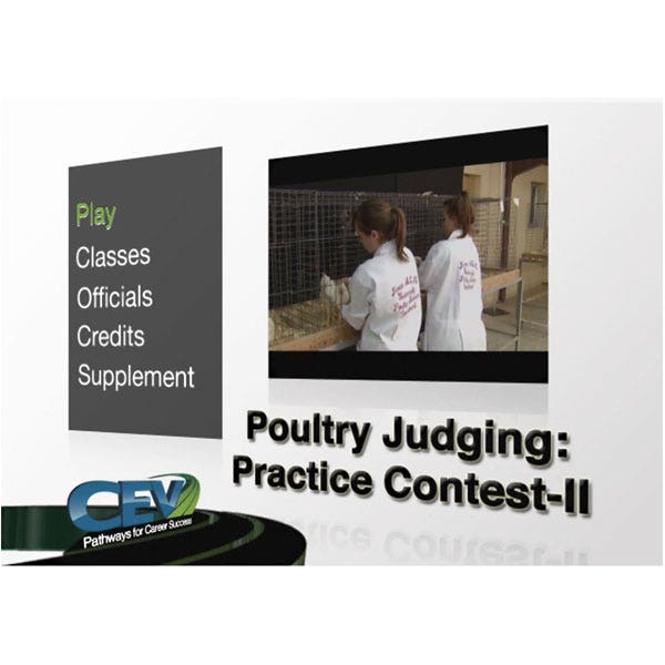 C33063-Poultry Judging: Practice Contest II DVD