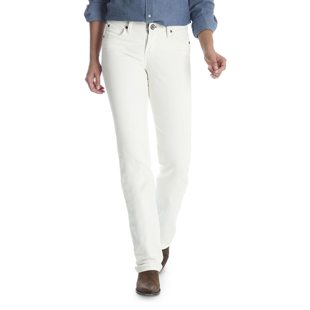 X0000C33242-Wrangler® Cowgirl Cut® Women's White Jeans