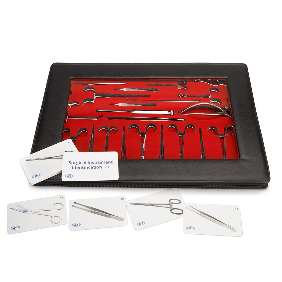 C33788-Vet Tech Surgical Instrument Kit with Identification Flash Cards
