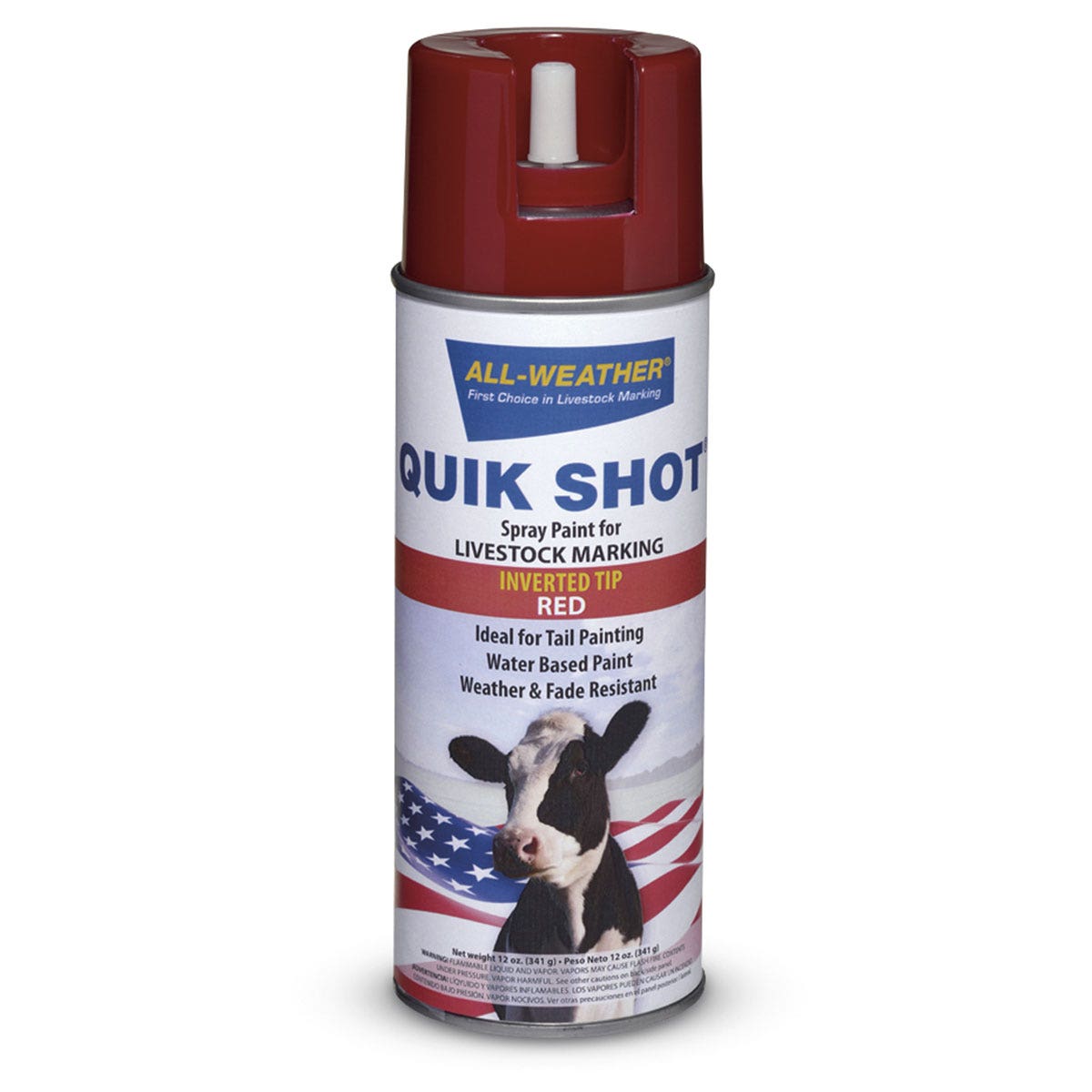 X0000C35870-A-All-Weather® Quik Shot® Spray Paint for Livestock Marking