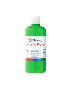 Nasco Acrylic Paint - Pint Squeeze Bottles - Fluorescent Colors