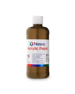 Nasco Acrylic Paint - Pint Squeeze Bottle - Metallic Colors