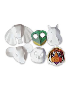 Roylco® Wild Animal Fold-Up Masks - Pkg. of 30