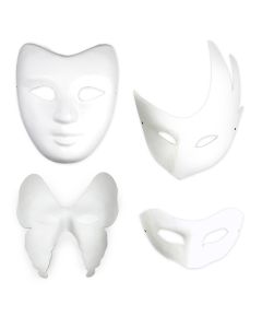 White Paper Masks Complete Set