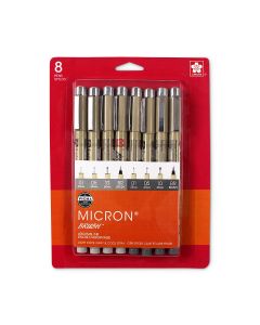 Sakura® Pigma® Micron® Permanent Pens - Set of 8 in Assorted Colors