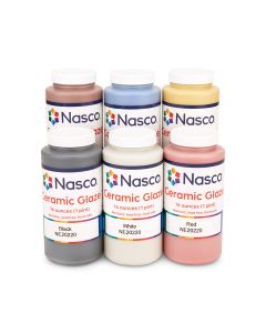 Nasco Ceramic Glaze - Set of 6