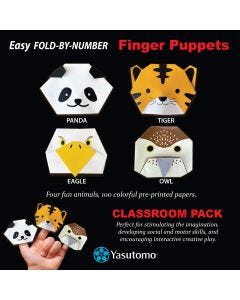 Yasutomo® Origami Finger Puppets Classroom Pack