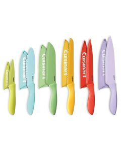Cuisinart® Advantage® 12-Piece Ceramic Coated Color Knife Set 