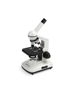 Nasco Middle School LED Standard Microscope - Monocular, 0.65 N.A. Condenser w/Iris Diaphragm, LED Cordless Illumination - 110V