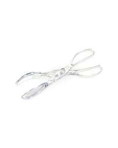 Salad Tongs - 11 in. - Clear Plastic
