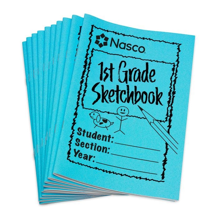 Kids Sketchbook Personalized Drawing Book Custom Cover Sketchbook