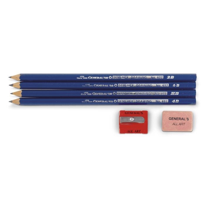 General's® Semi-Hex® Drawing Pencil Kit