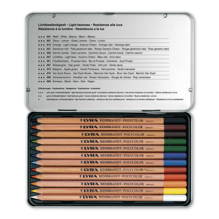 LYRA Rembrandt Polycolor Premium Oil-Based Colored Pencils