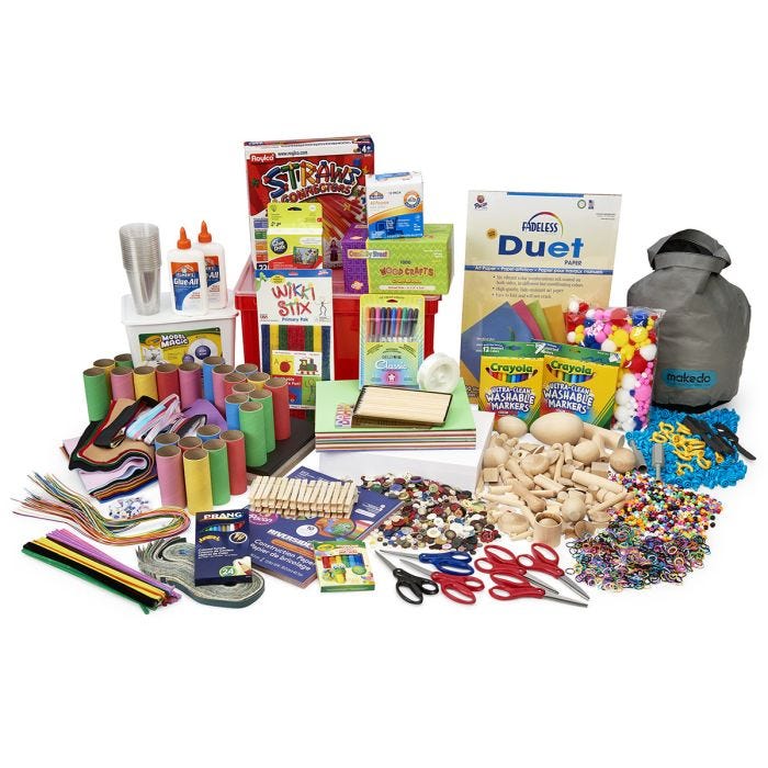Crayola Wooden Art Set, Over 75 Pieces, Gift for Kids, 8, 9, 10, 11