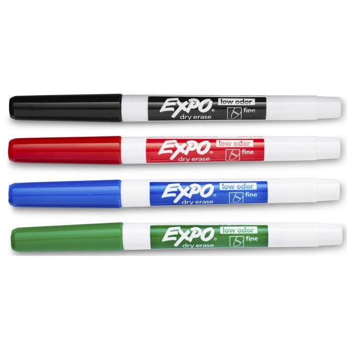 EXPO Dry Erase Marker, Assorted
