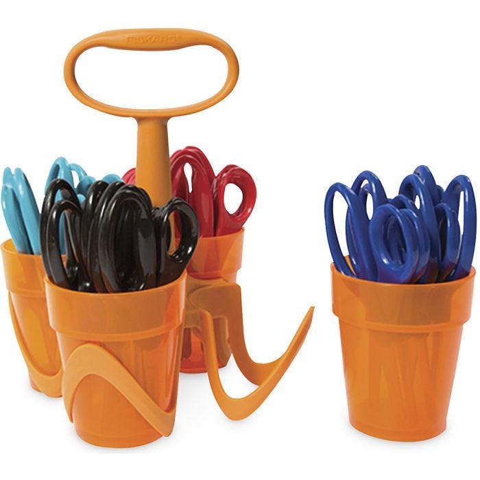 Fiskars for Kids Premium Classroom Pack with Art Caddy