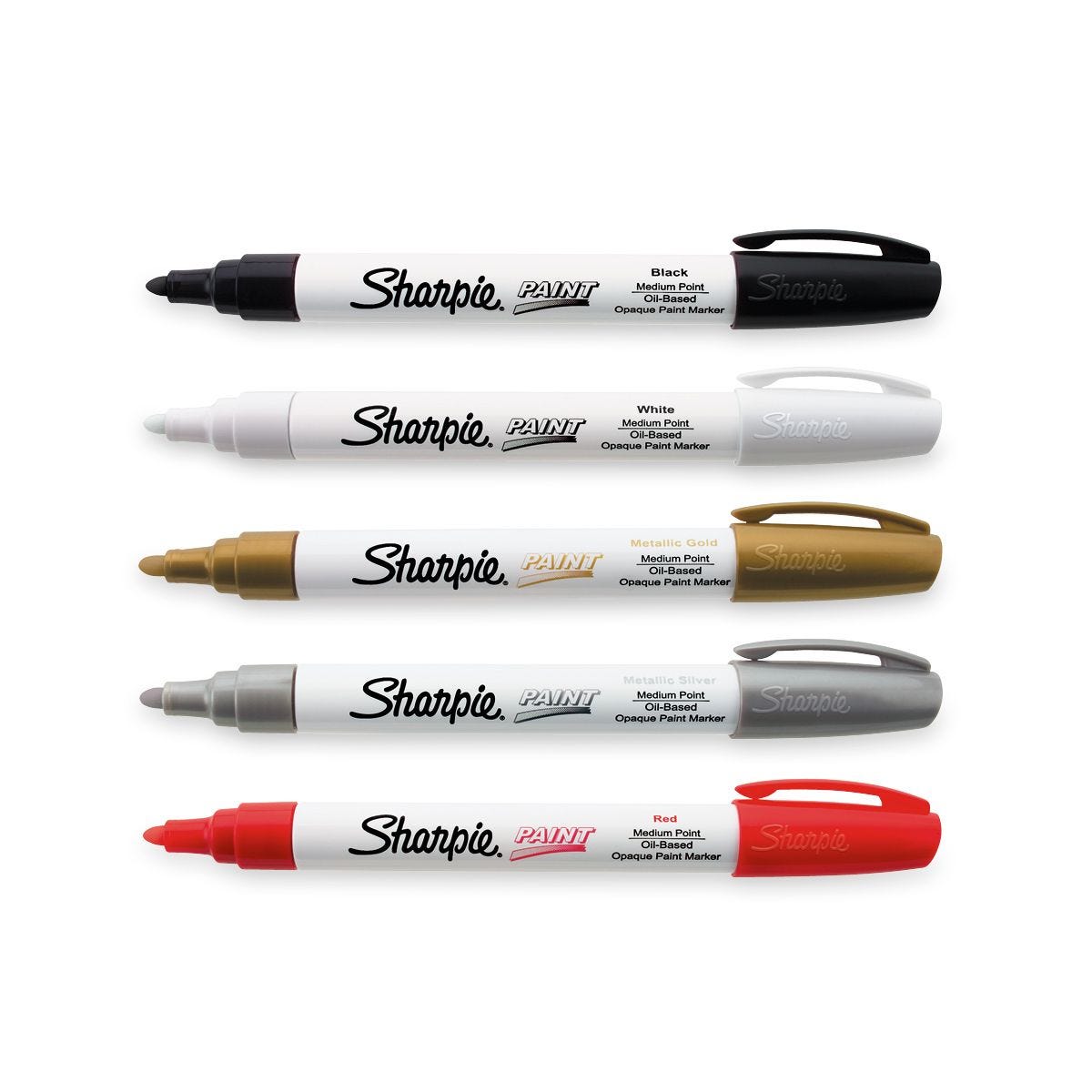 Sharpie Oil-Based Paint Marker, Medium Point, Red Ink