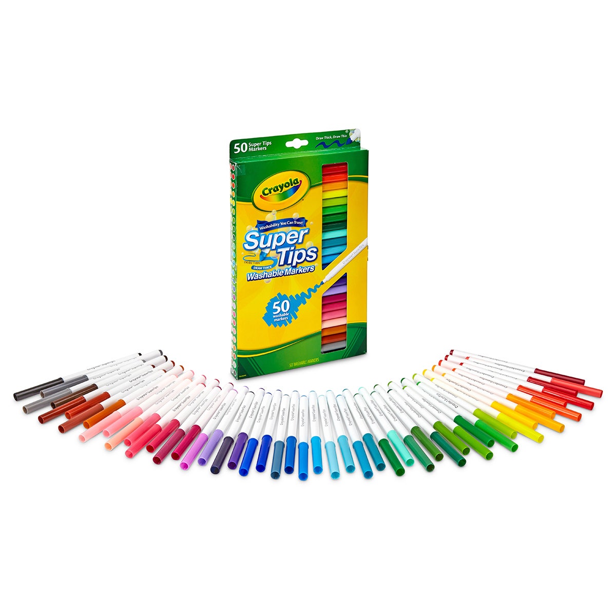 X00009725490-Crayola® Washable Super Tips Markers