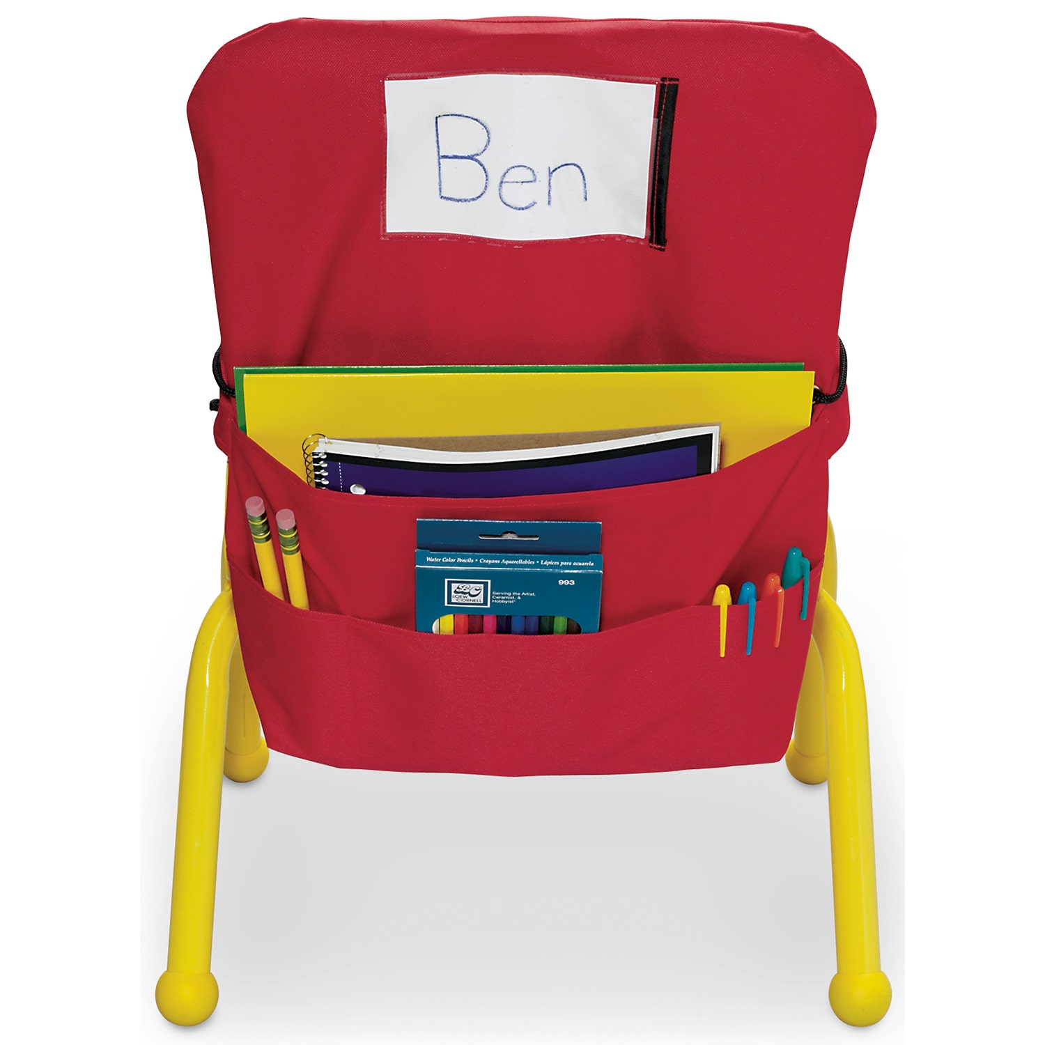 EL10155-Nasco ChairMate™ Small Chair Backpack for 10 in. H, 12 in. H, and 14 in. H Student Chairs, Red