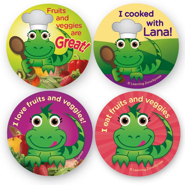 EL11779-LANA Fruit and Veggie Stickers