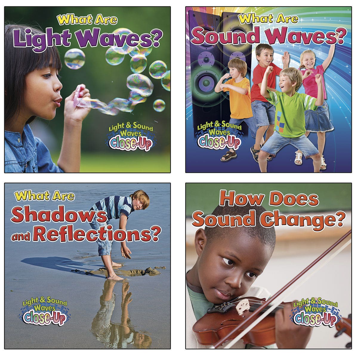 EL12059-Light and Sound Waves Close-Up Book Collection