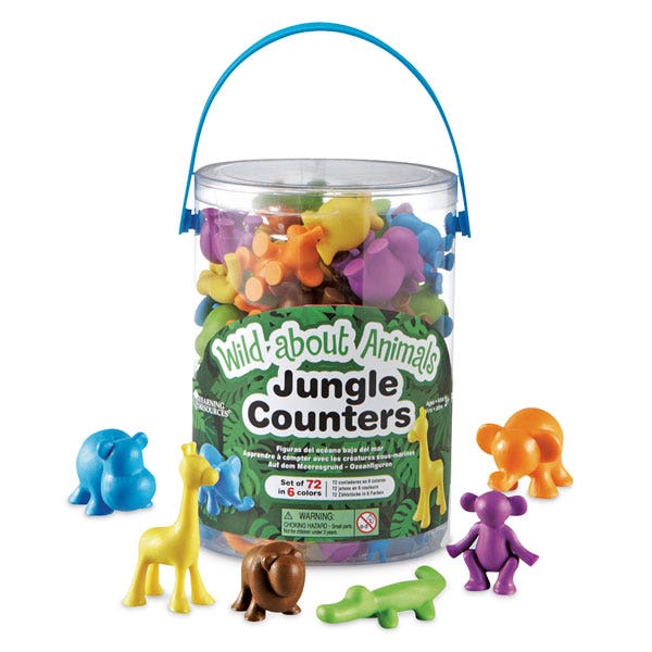 EL12555-Wild About Animals Jungle Counters™