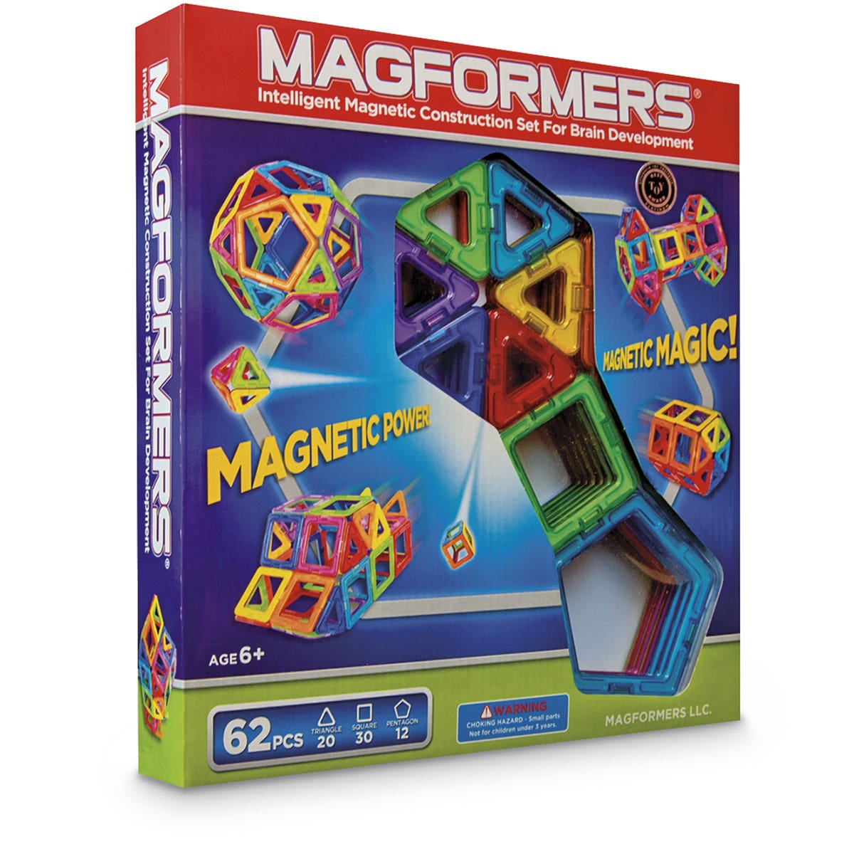 EL13155-Magformers® Rainbow 62-Piece Set