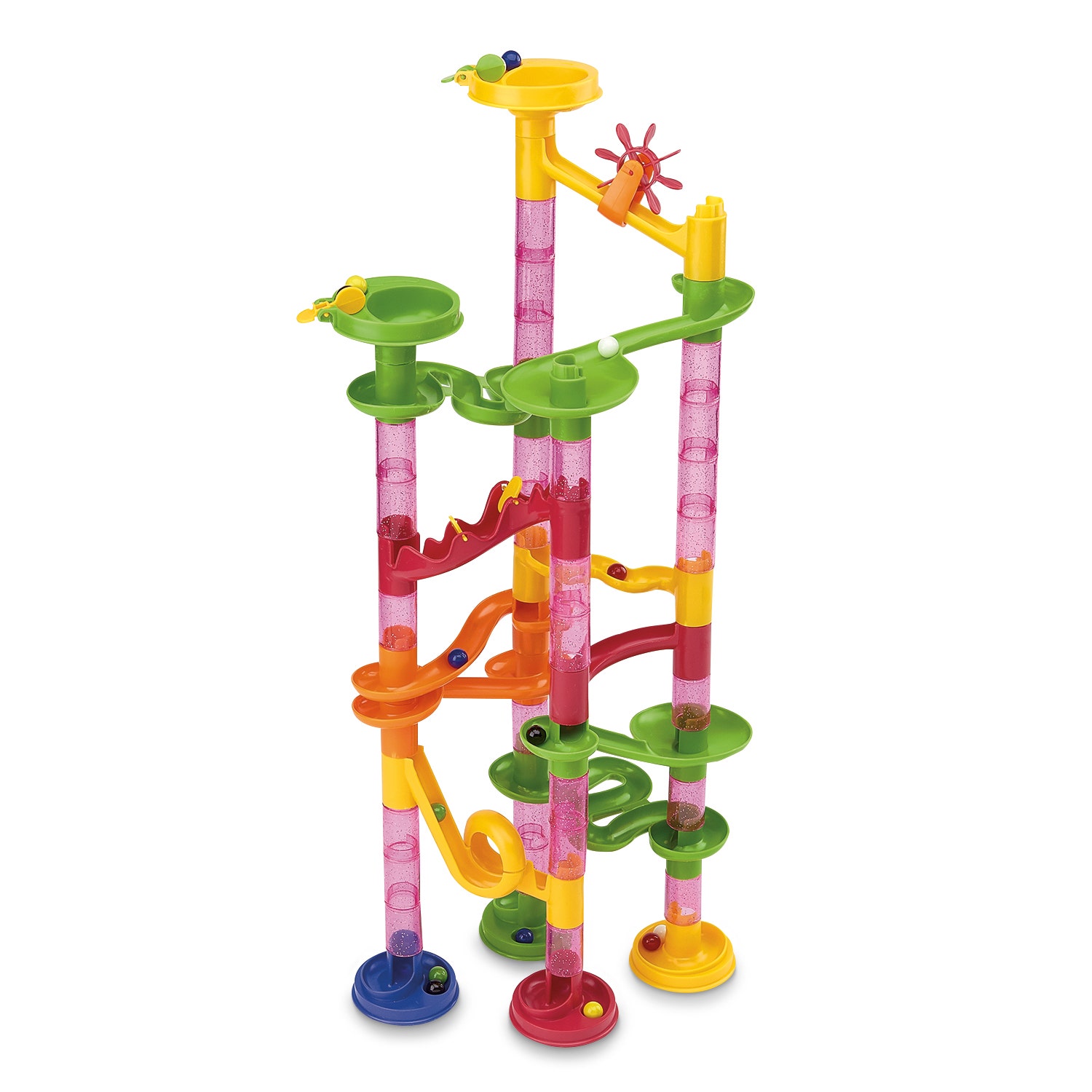 EL14955-Toysmith 80-Piece Marble Run