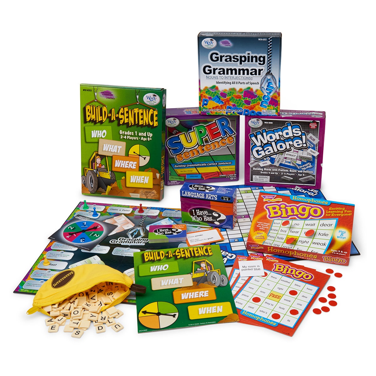EL15149-Language Arts Games - Set of 7