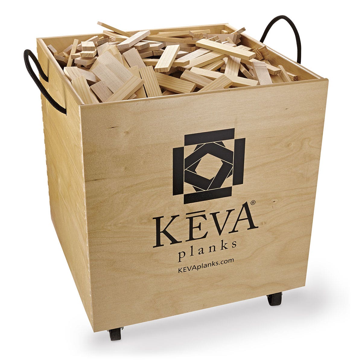 EL15317-KEVA® Maple Planks in Wooden Bin