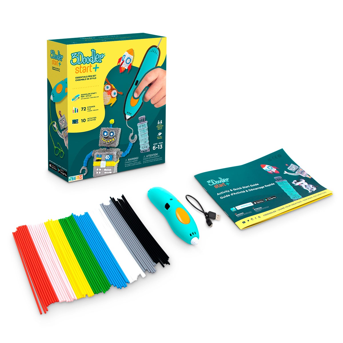 EL15551-3Doodler® Start+ Essentials 3D Print Pen Set