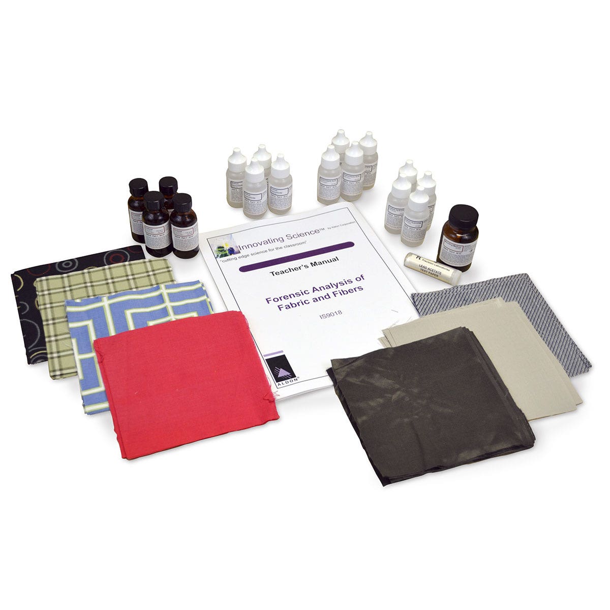 EL15811-Innovating Science® Forensic Analysis of Fabric and Fibers Kit