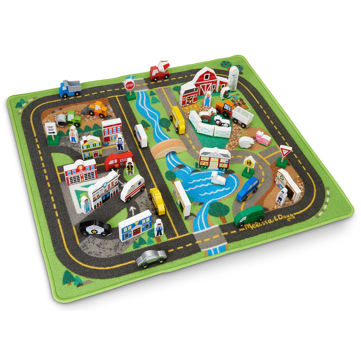 EL16285-Deluxe Road Rug Play Set