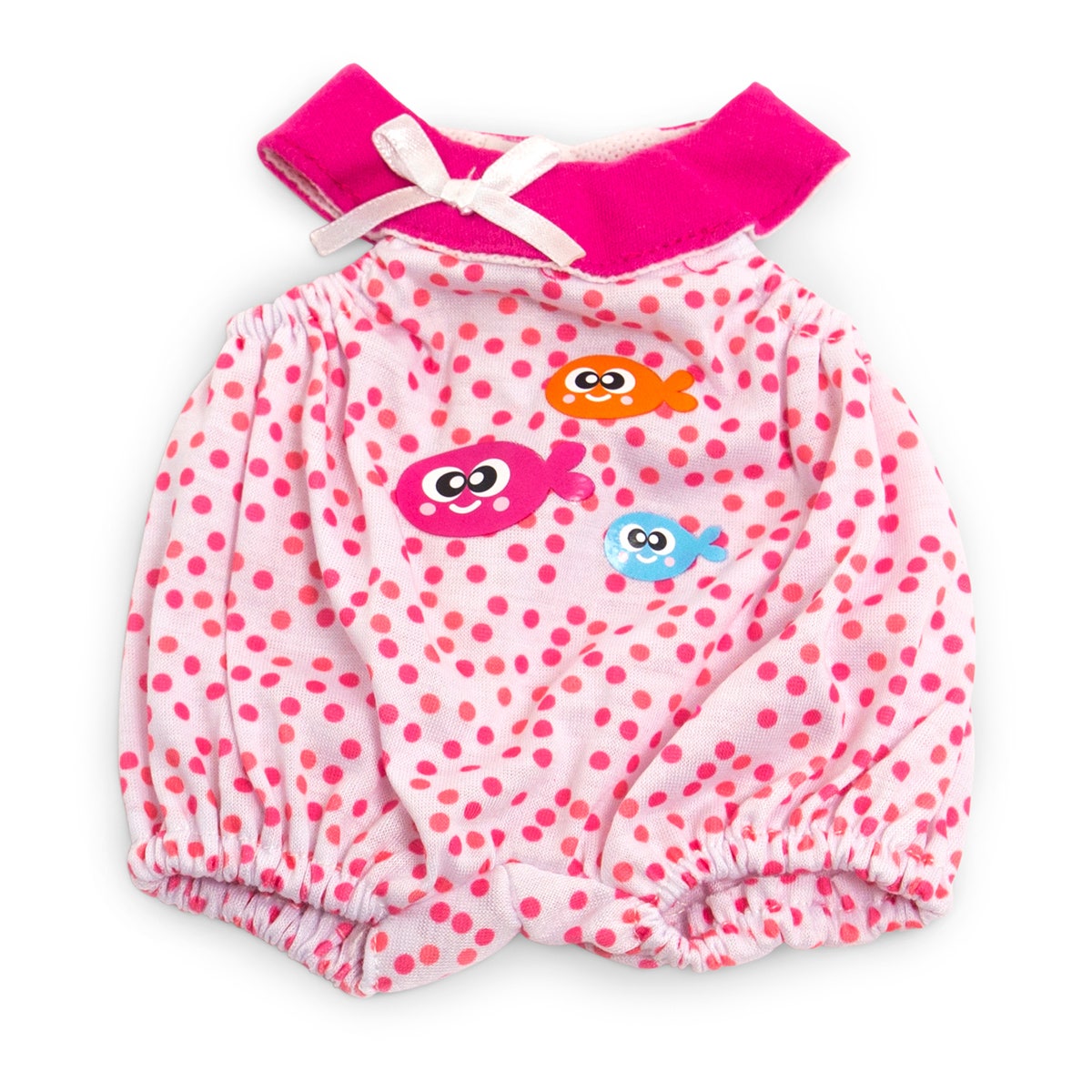 EL16573-How to Dress Doll Clothes Collection - 12-5/8 in. Doll, Warm Weather Pajamas, Pink Dots