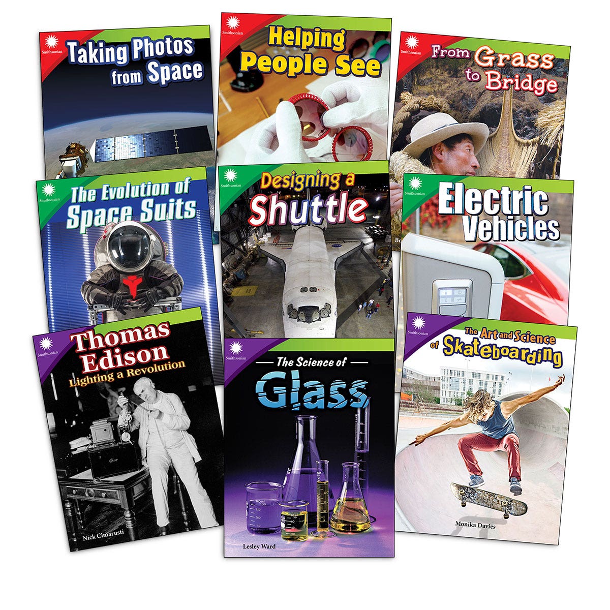 EL16692-Smithsonian® Information Text Series for Grades 3-5: Creative Solutions Book Set