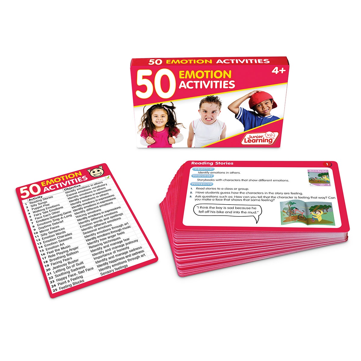 EL16741-50 Emotion Activities Card Set