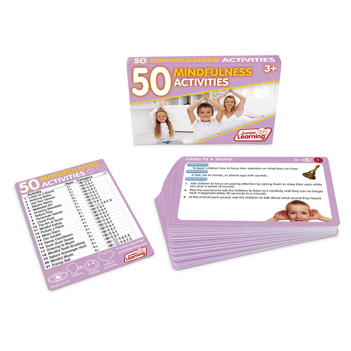 EL16742-50 Mindfulness Activities Card Set