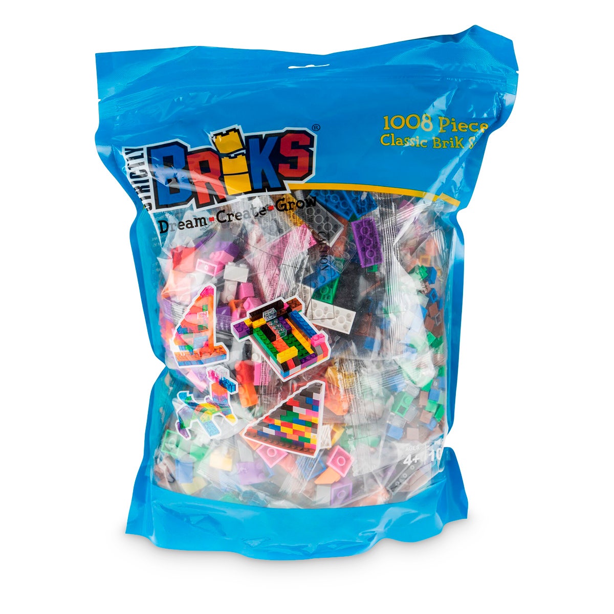 EL16834-Strictly Briks® Standard-Sized Building Bricks in 12 Rainbow Colors