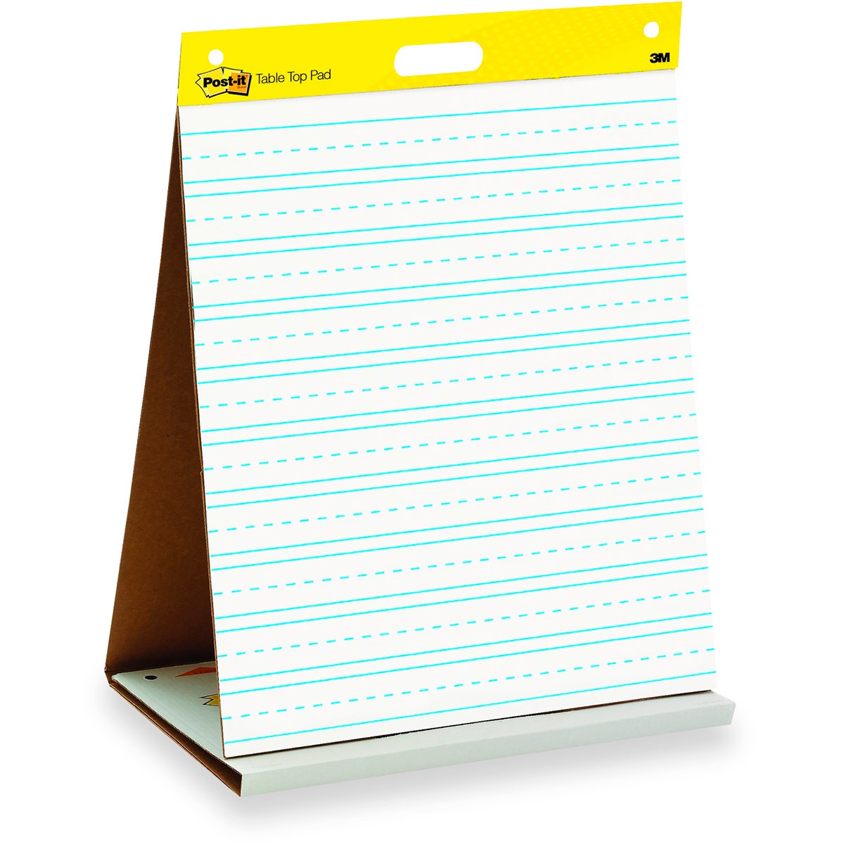 BE01196-Post-It® Tabletop Easel Pad - 20 in. x 23 in. - 20 Sheets - Primary Ruled