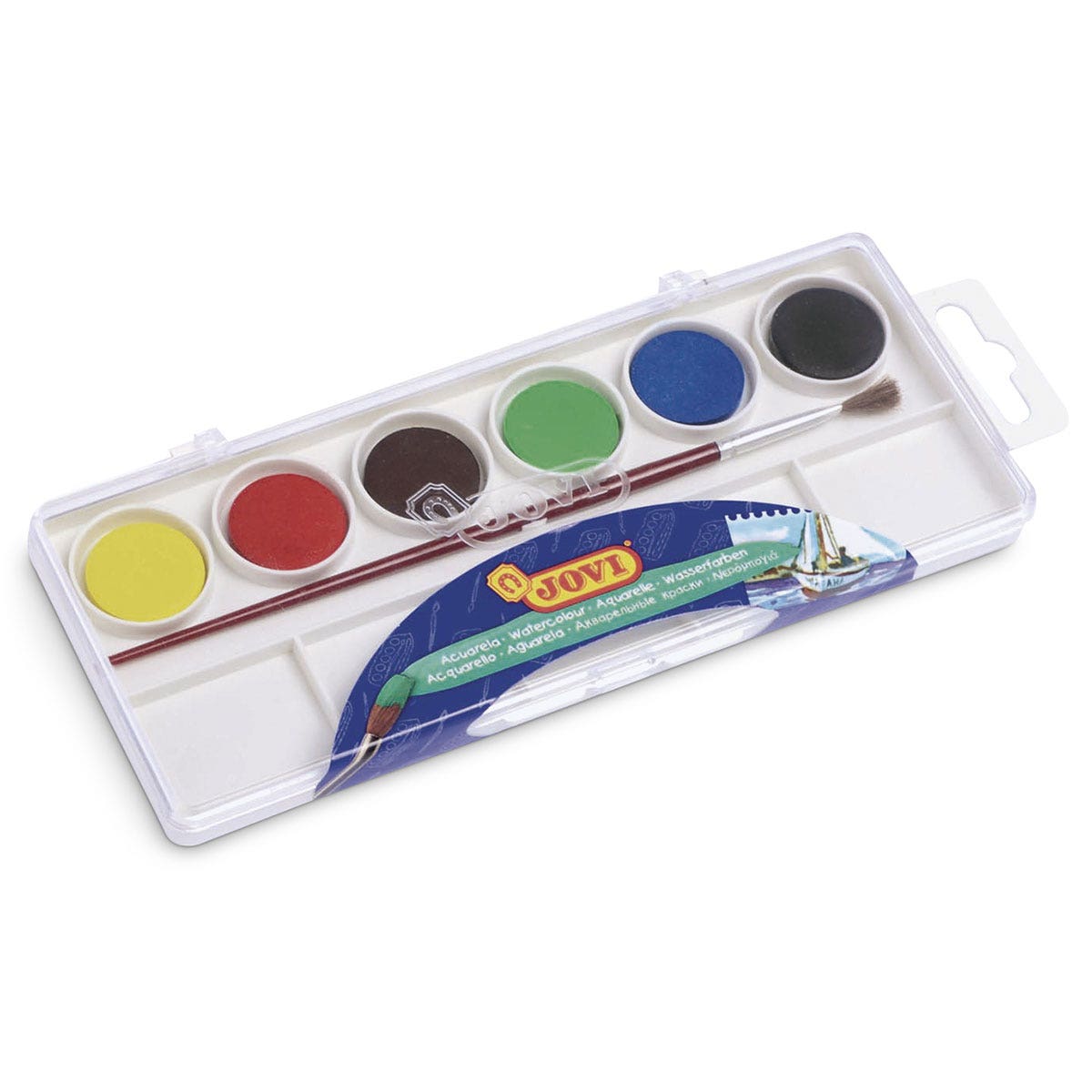 9742540-Jovi® Watercolors with Brush