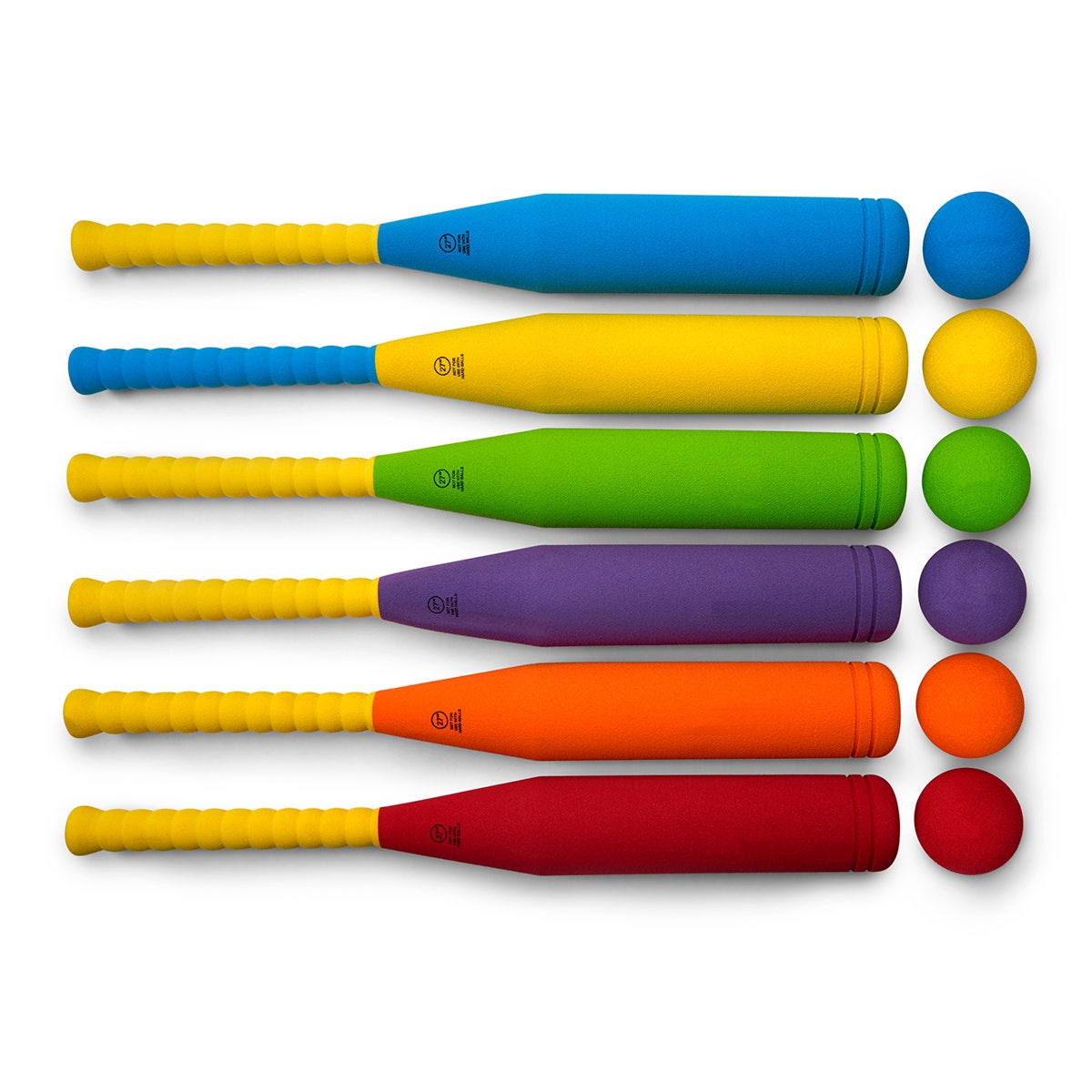 PE08660-Nasco Foam Bat and Ball Set - Set of 6