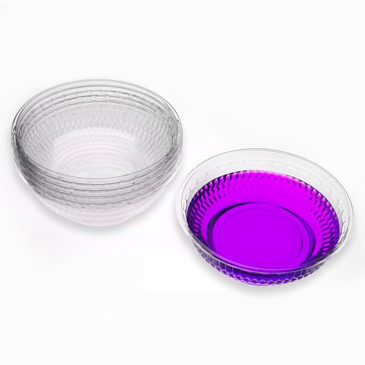 K01055(A)-Bowl, Plastic, Clear, 16 oz., pk/6