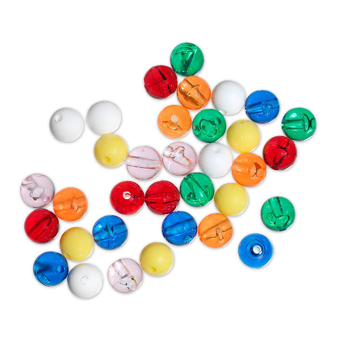 K01064(A)-Beads - 5/16 in. dia. - Assorted Colors - Pkg. of 35